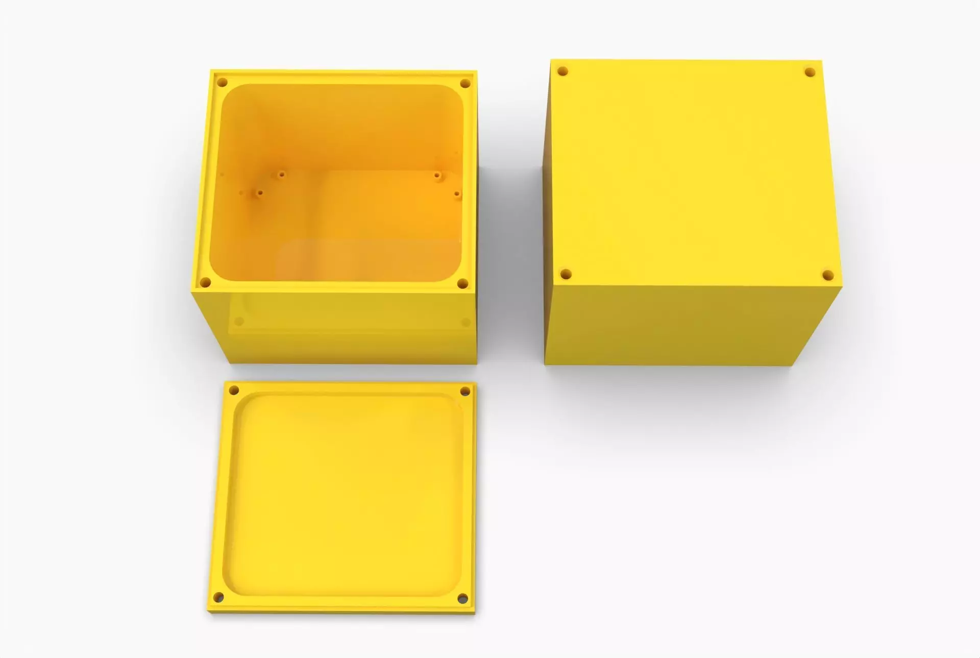 Electrical pvc box 3D print model_0