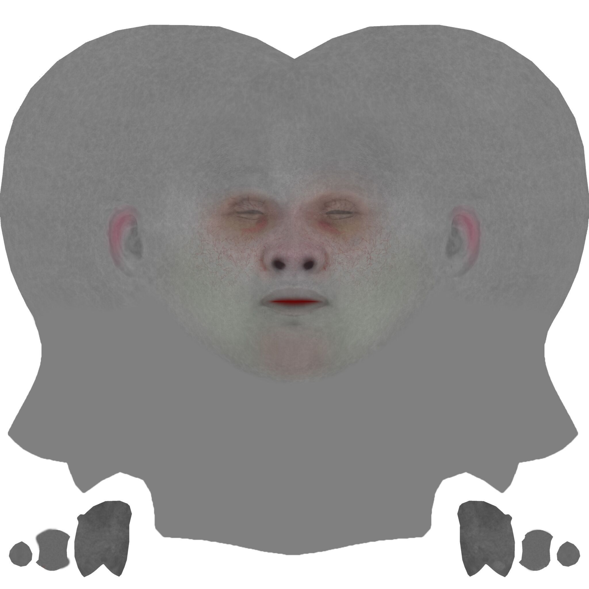 Realistic Female 3D Character Model Sci-Fi Hero in Green Suit 3D model_19