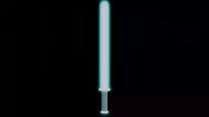 Futuristic Blue Energy Sword