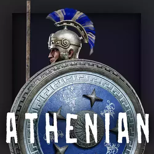 ATHENIAN PERIOIKOI D Low-poly 3D model