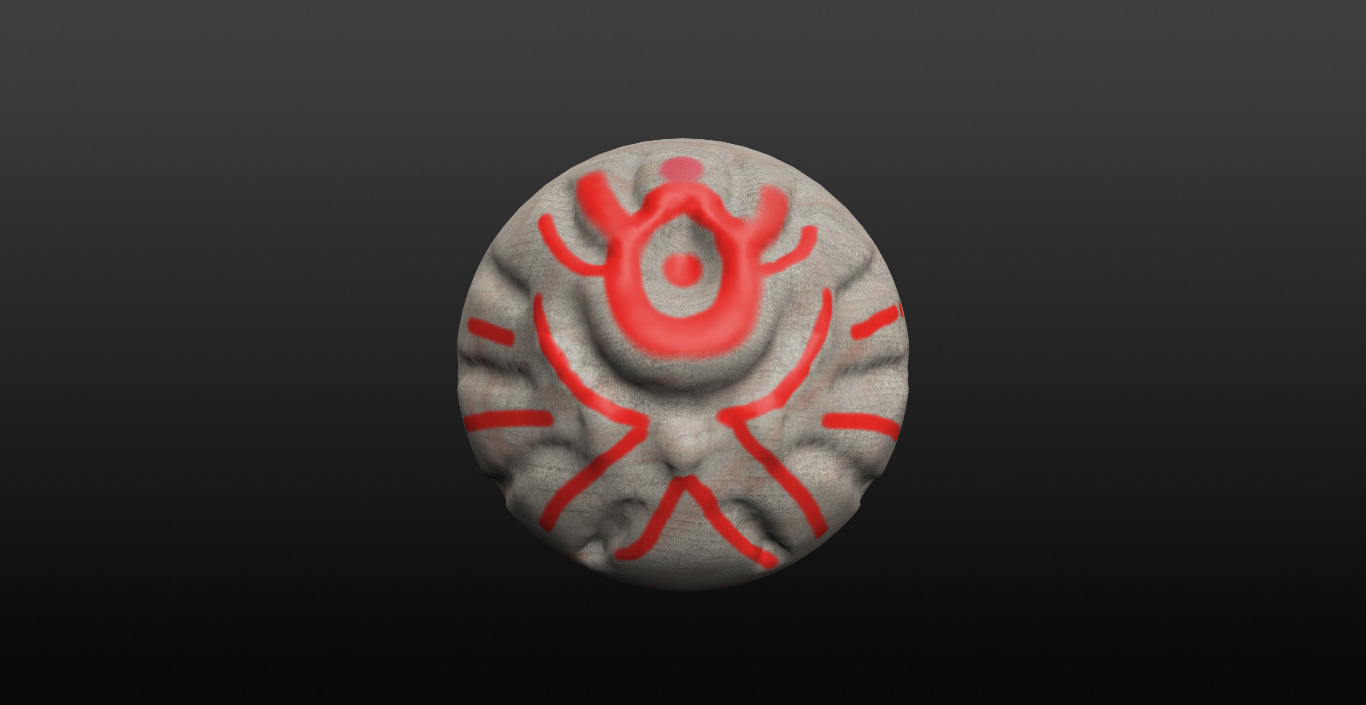 Totem Ball  Free 3D model_1