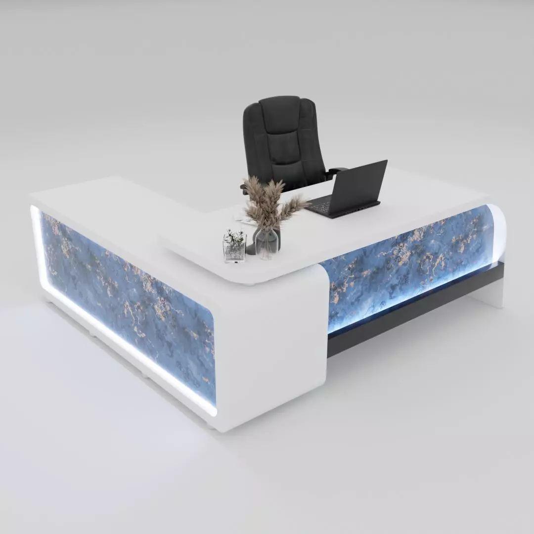 Office Table 2 Low-poly 3D model