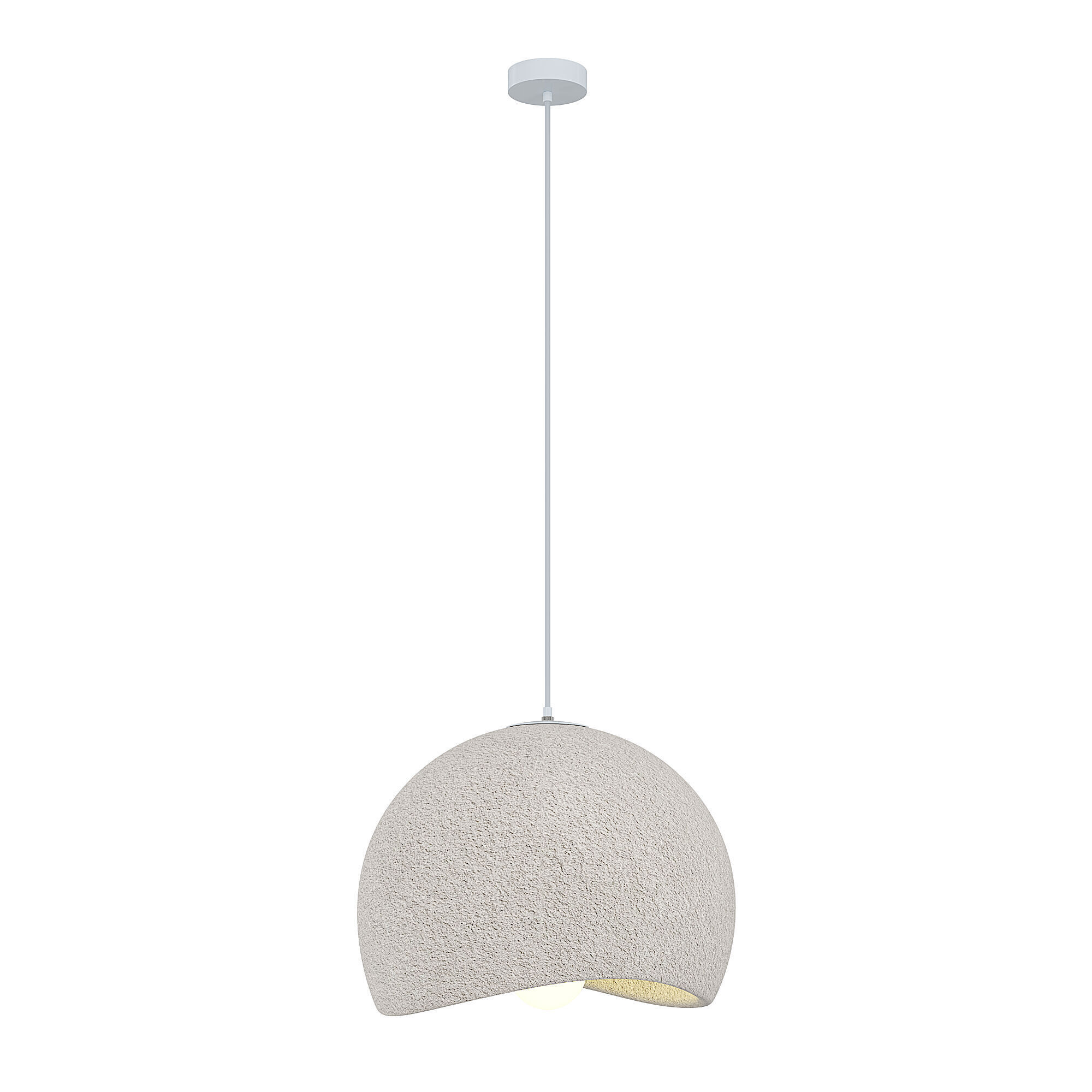 Cloud Linear Wabi sabi Pendant Light Free 3D model_4