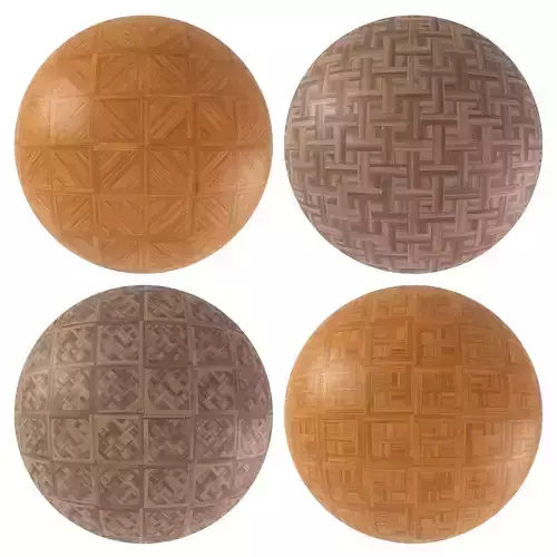 Parquet - Laminate - Wooden floor 4 in 1