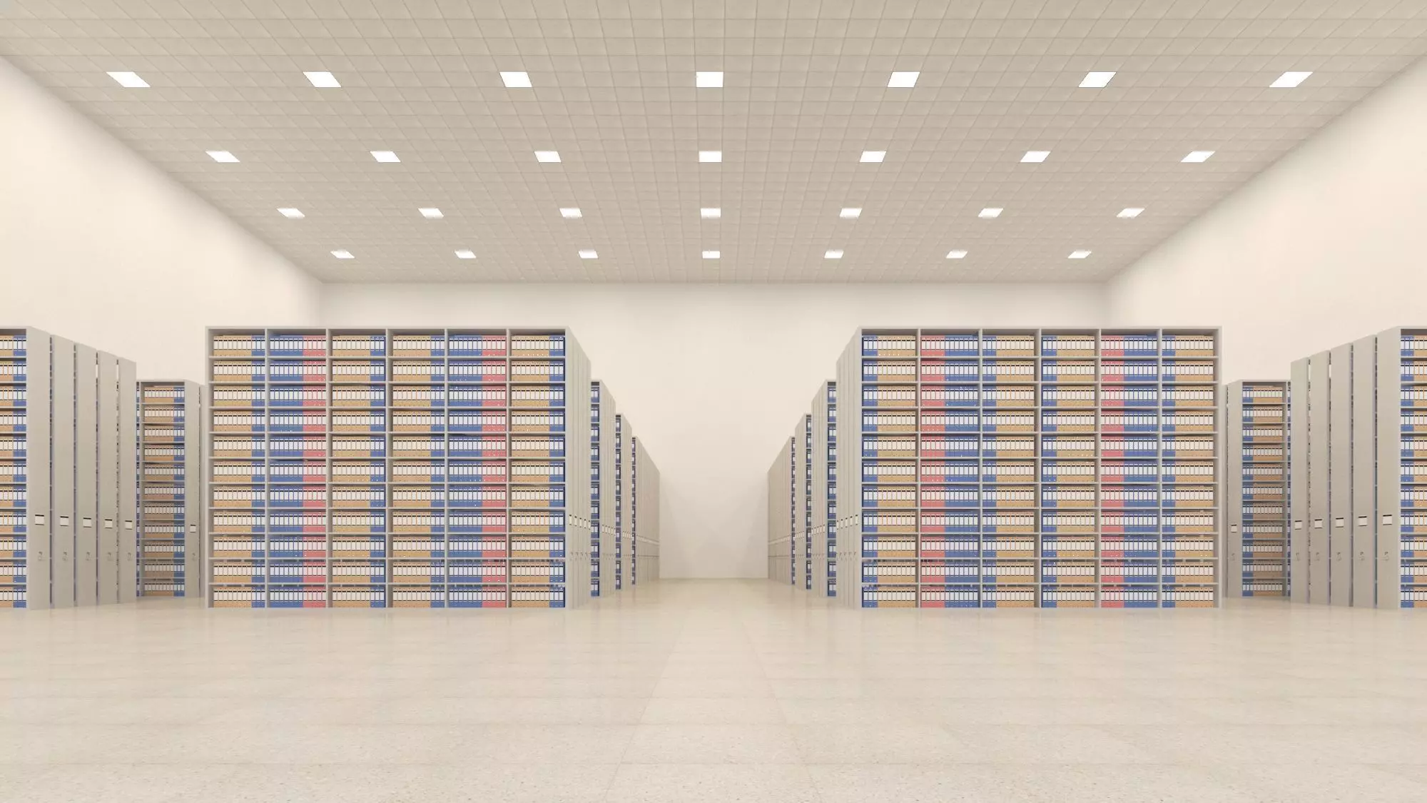Archive storage room 3D model