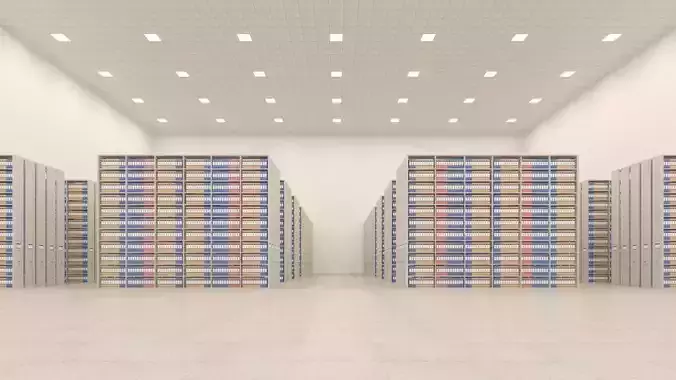 Archive storage room 3D model