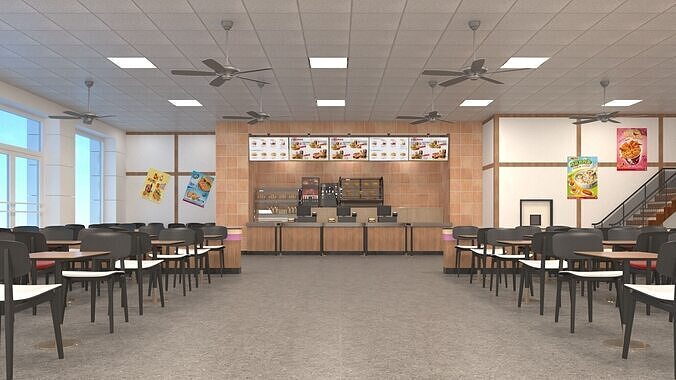 restaurant 3D model