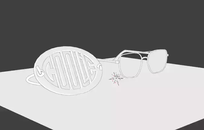 Eyewear and Arm tag model