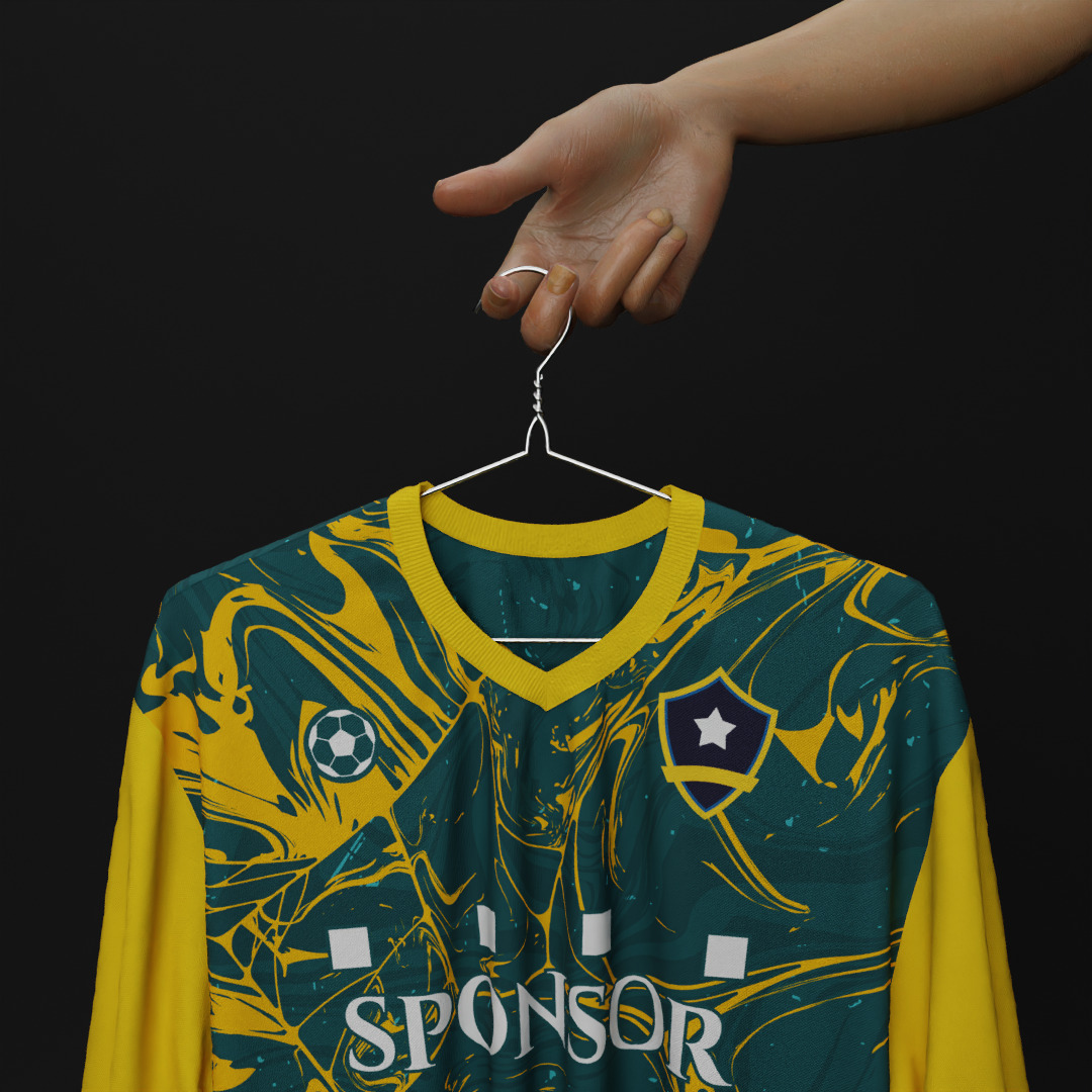 10 Customizable 3D Jersey Mockup with Two Animation 3D model 3D model_4