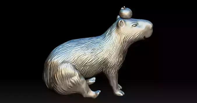 Capybara  3D print model