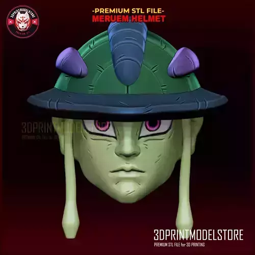 Hunter x Hunter Meruem Cosplay Mask - Anime Halloween Helmet 3D print model
