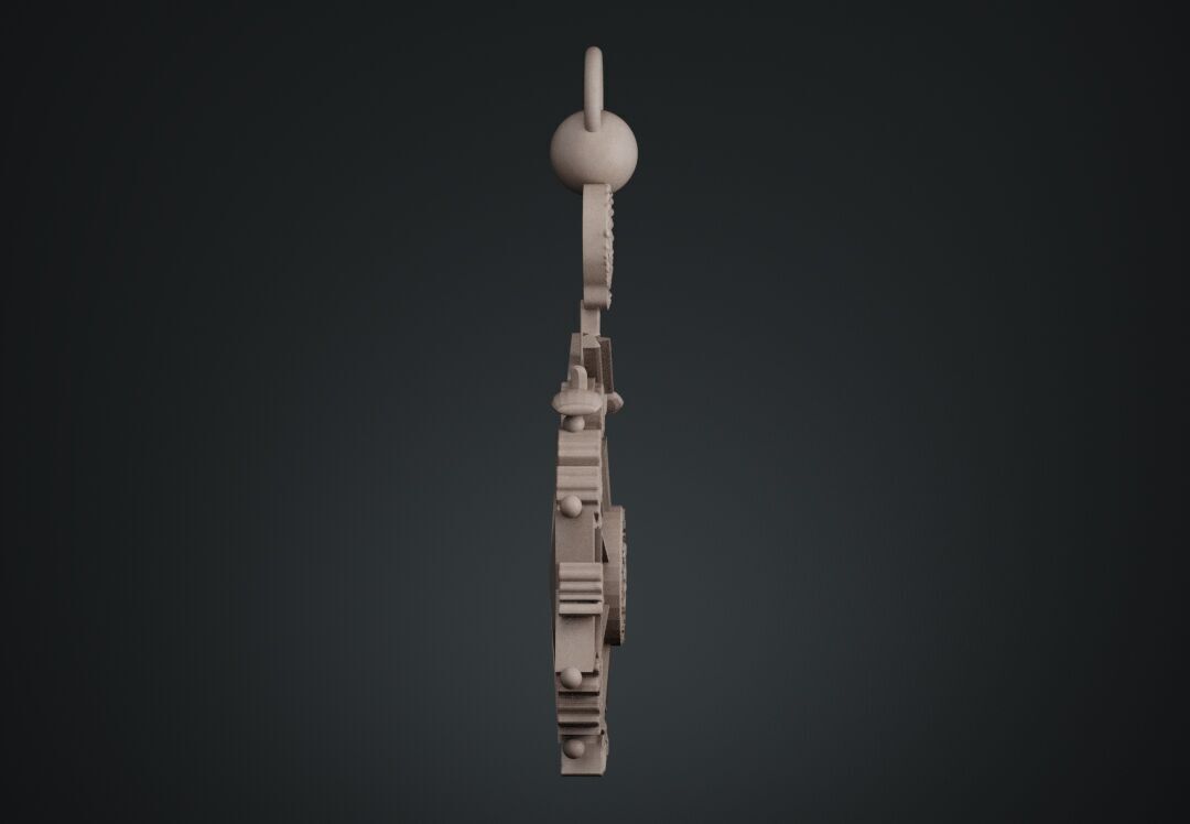 Order of Leopold II Medal 3D print model_8