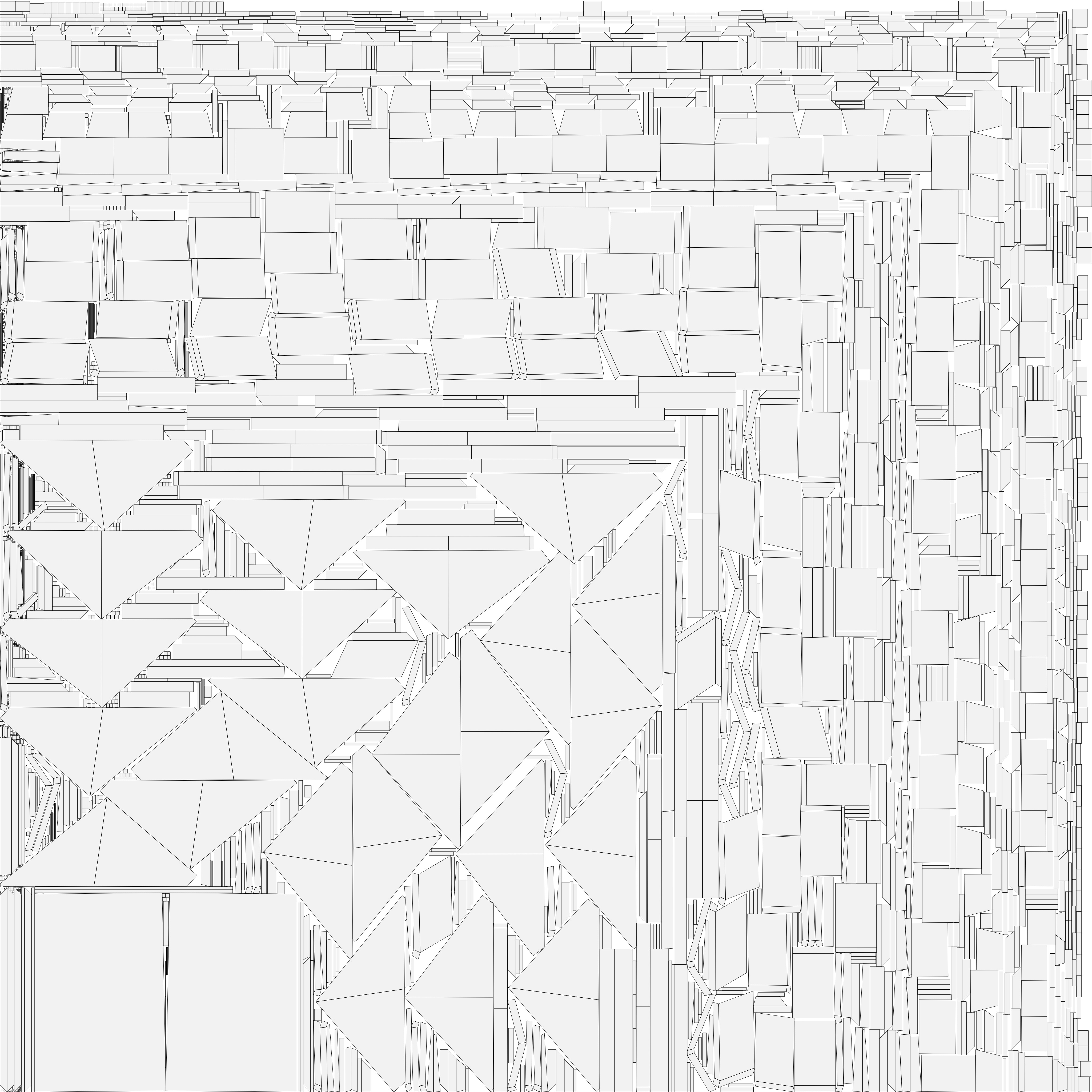 Water Tower Low-poly 3D model_45