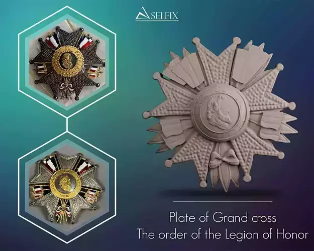 Plate Of Grand Cross Of The Order Of The Legion Of Honor