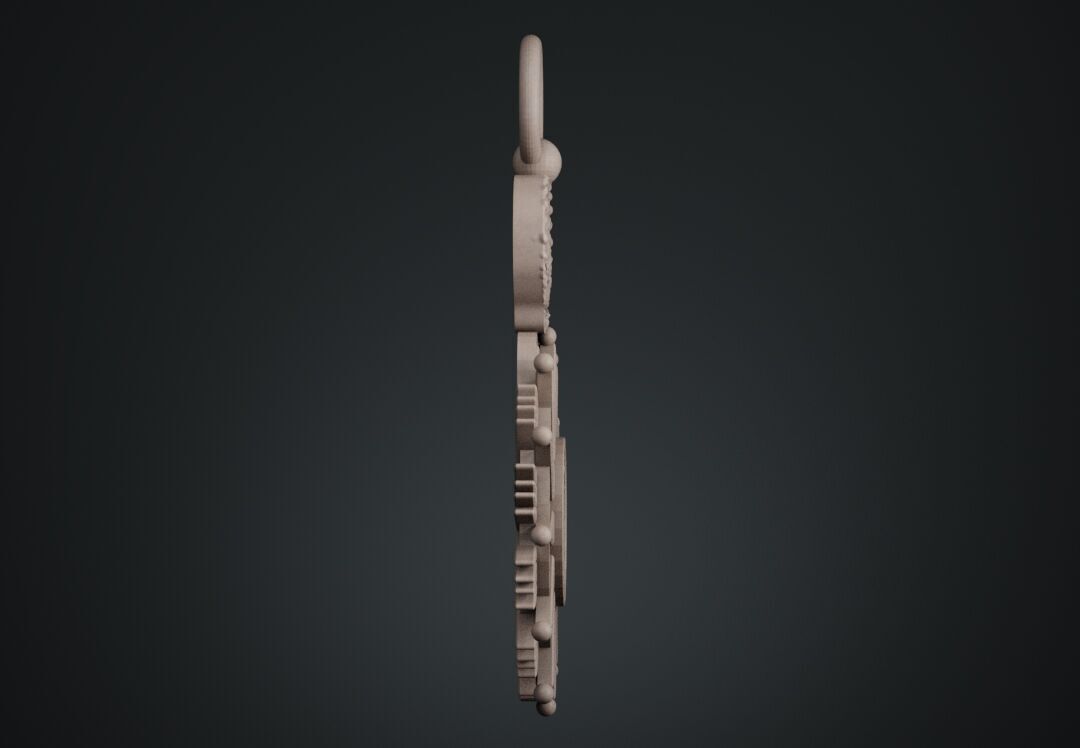 Order of the Reunion Medal 3D print model_4