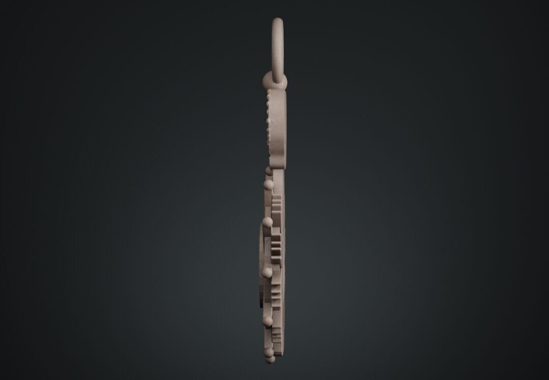 Order of the Reunion Medal 3D print model_10