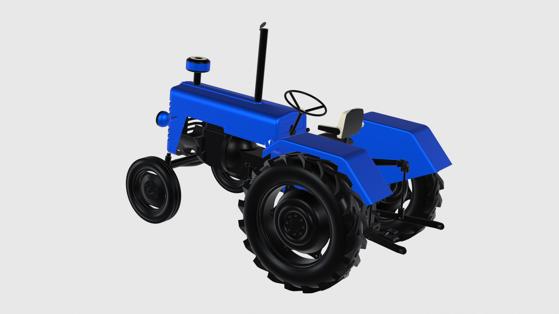 Tractor 3D model 3D model_6