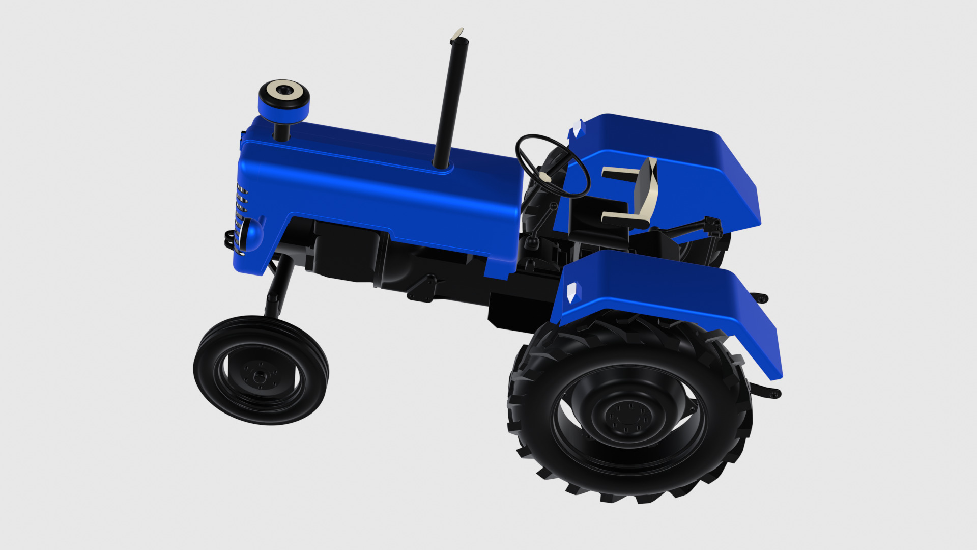 Tractor 3D model 3D model_5