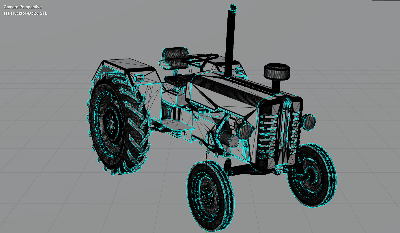 Tractor 3D model 3D model_10