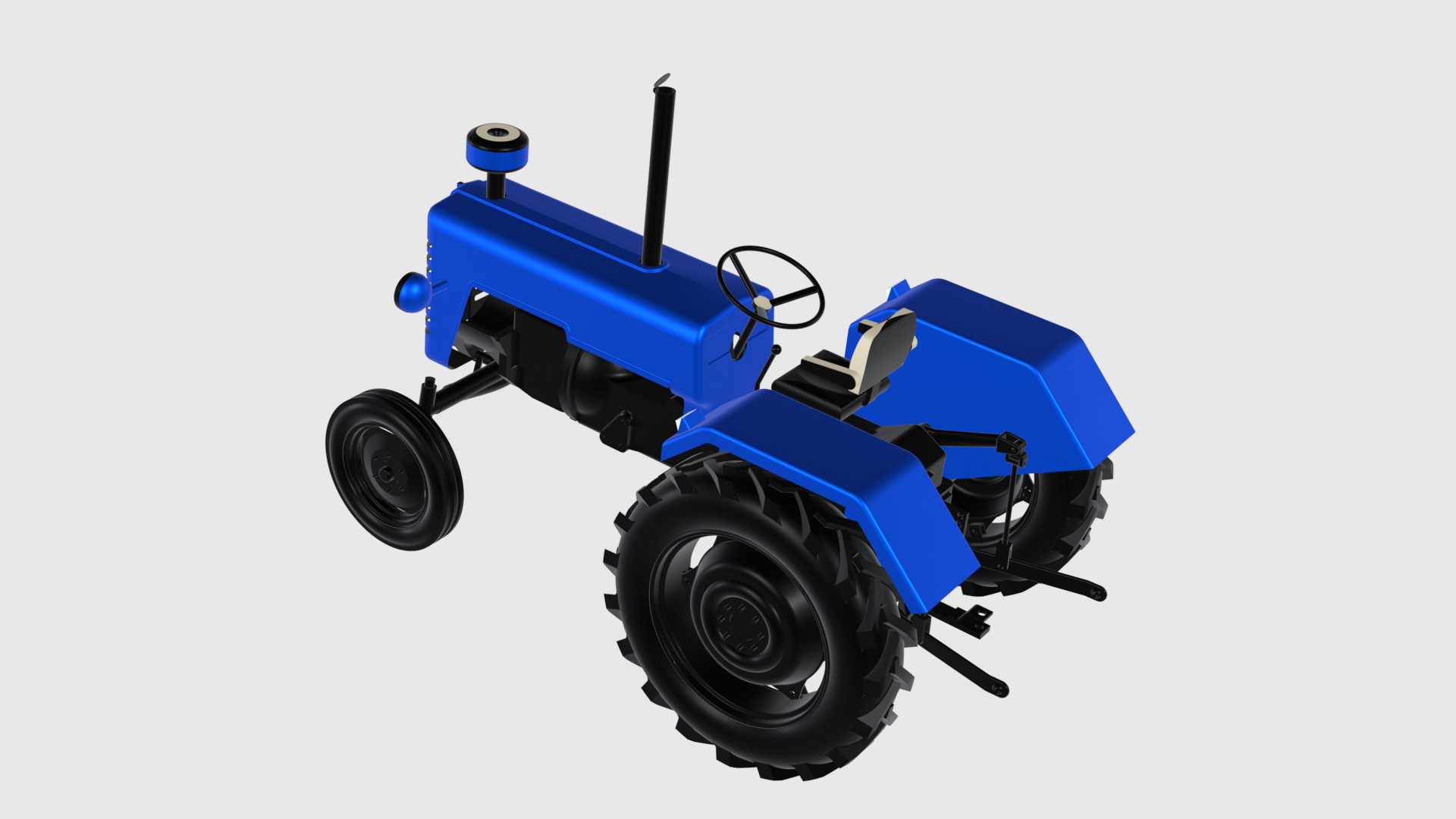 Tractor 3D model 3D model_7