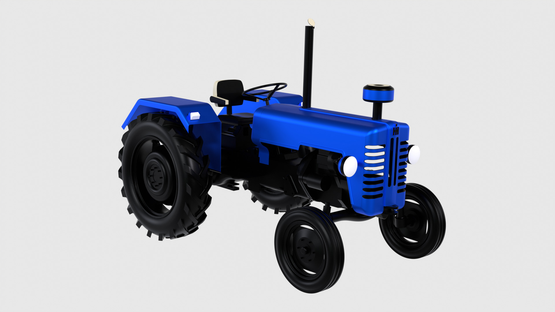 Tractor 3D model 3D model_1