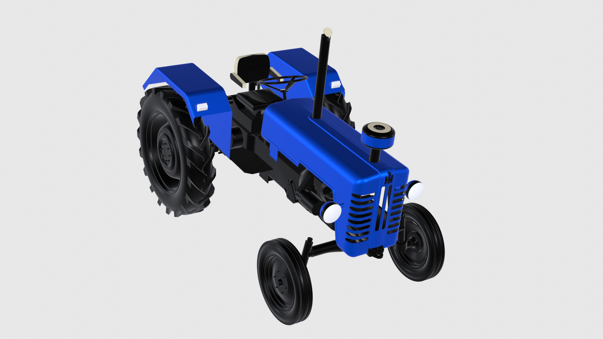 Tractor 3D model 3D model_8