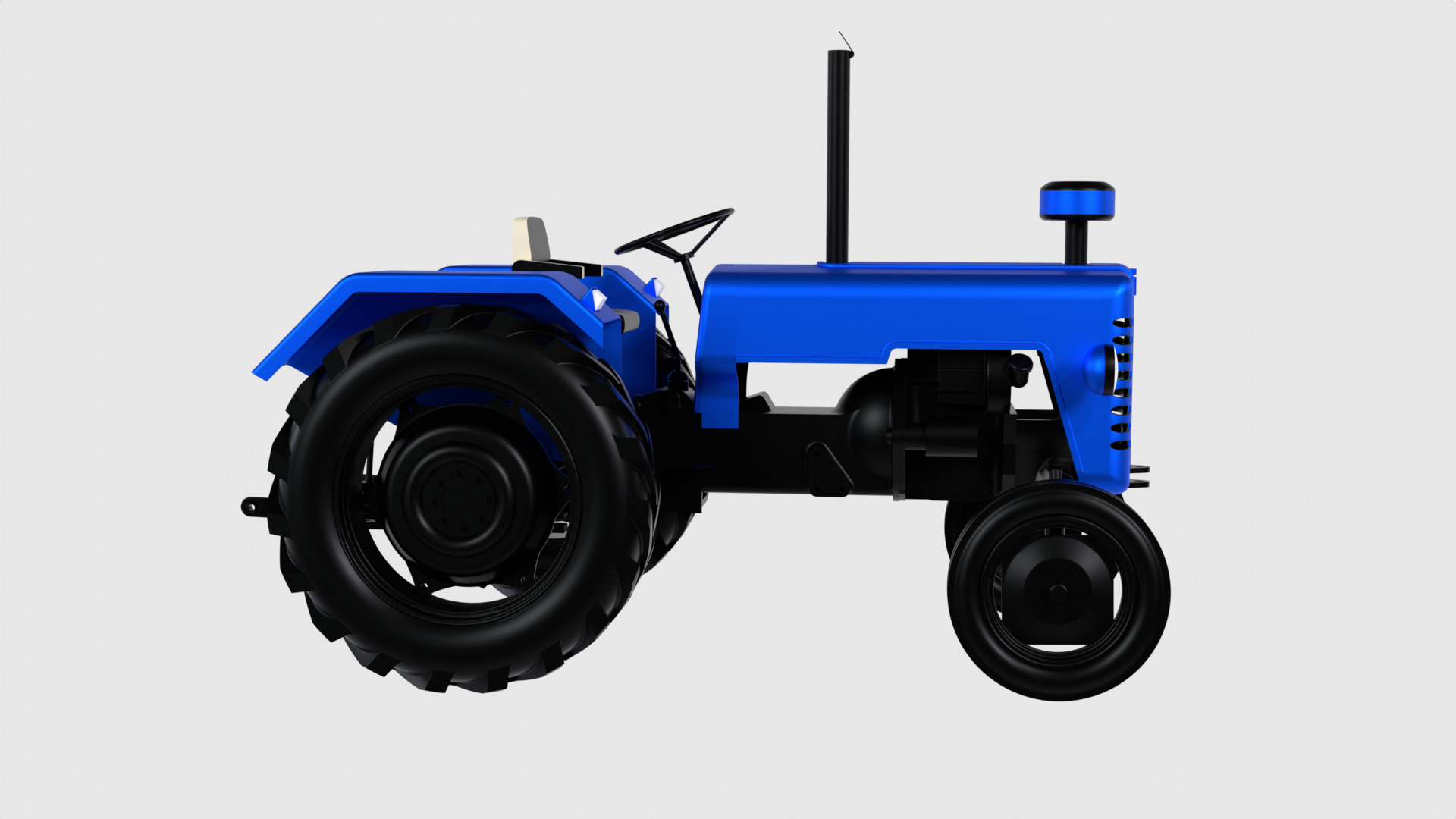 Tractor 3D model 3D model_3