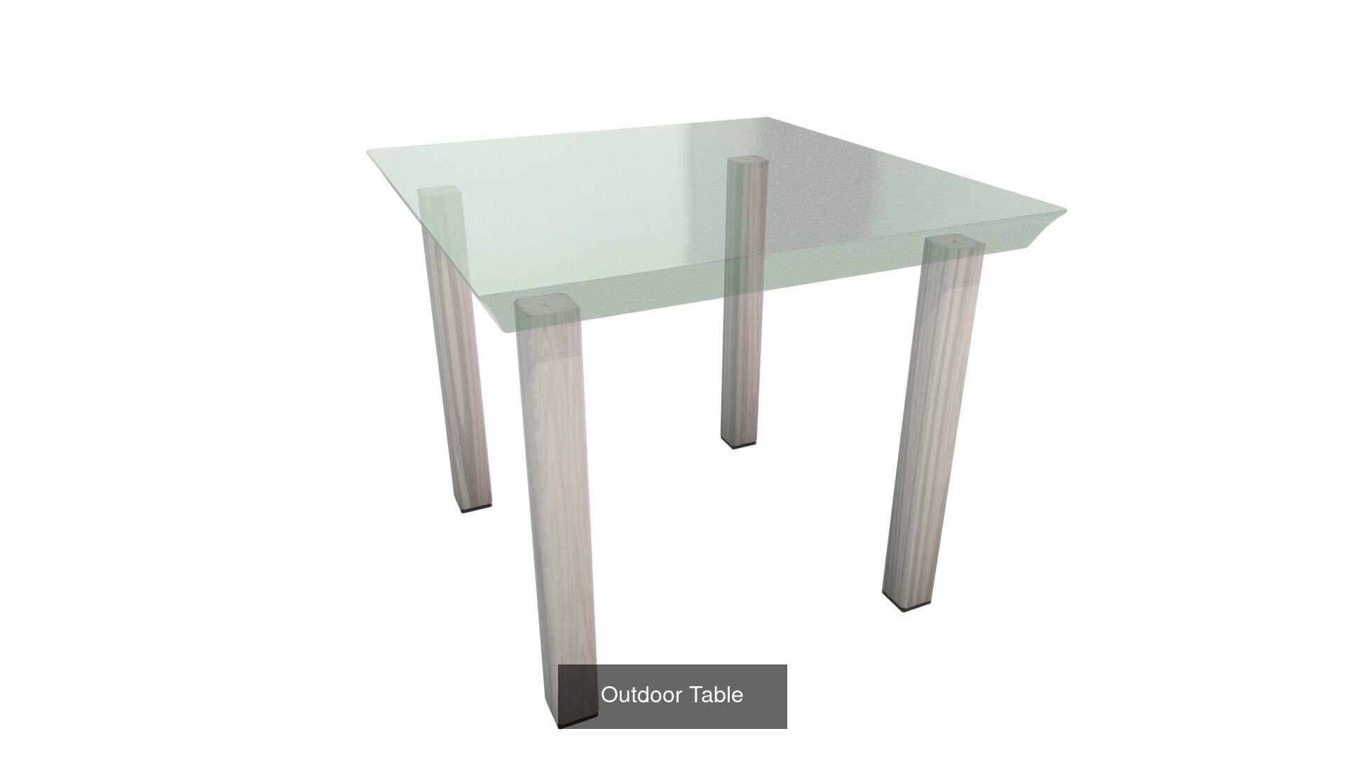 Set of 21 Contemporary Outdoor Tables 3D Model Collection_31