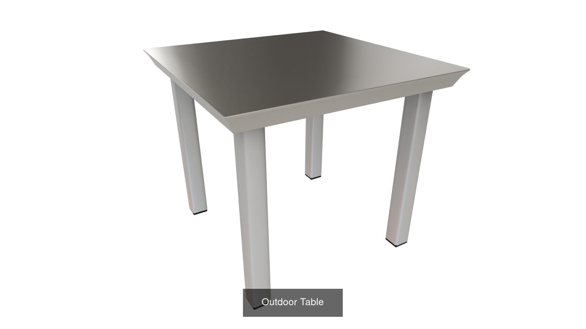 Set of 21 Contemporary Outdoor Tables 3D Model Collection_34