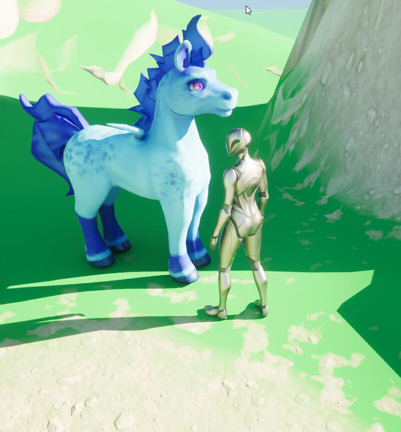 Stylized Cartoon Horse Low-poly 3D model Low-poly 3D model_13