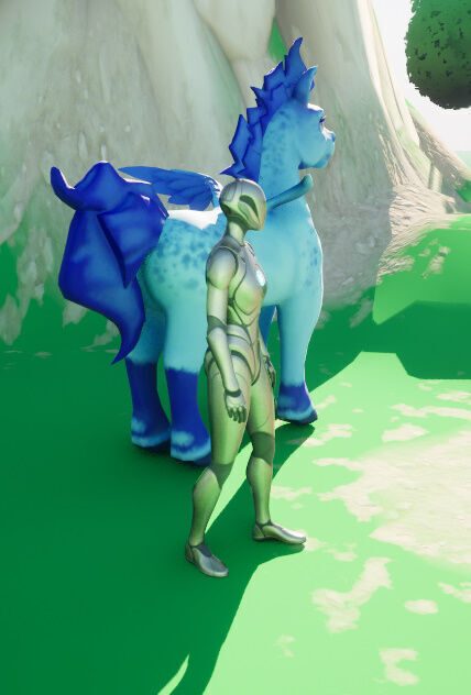 Stylized Cartoon Horse Low-poly 3D model Low-poly 3D model_12