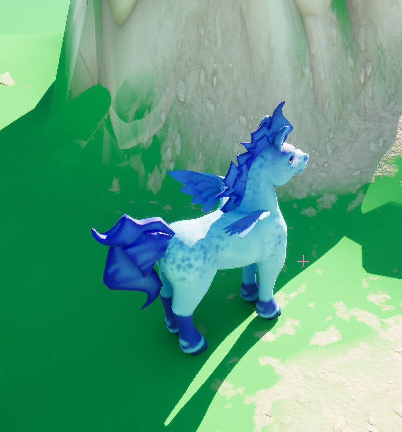 Stylized Cartoon Horse Low-poly 3D model Low-poly 3D model_11