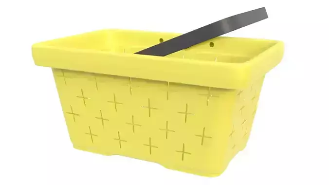 Shopping basket 20 3D model