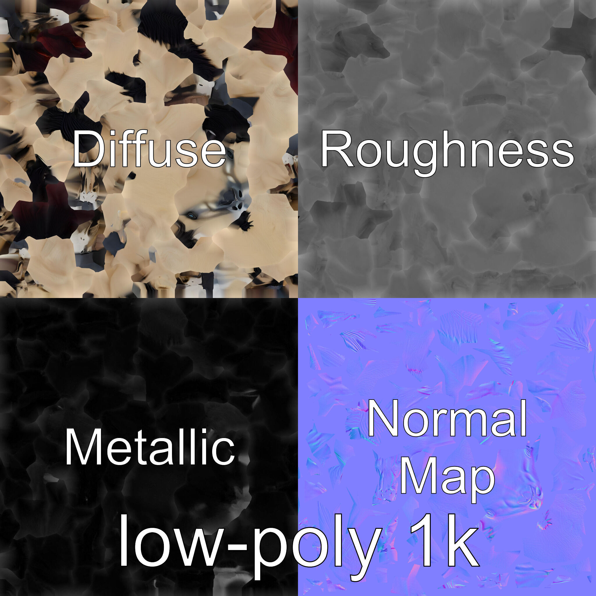 Andalusian Horse with Arched Neck and Proud Stance 3D Model Low-poly 3D model_1