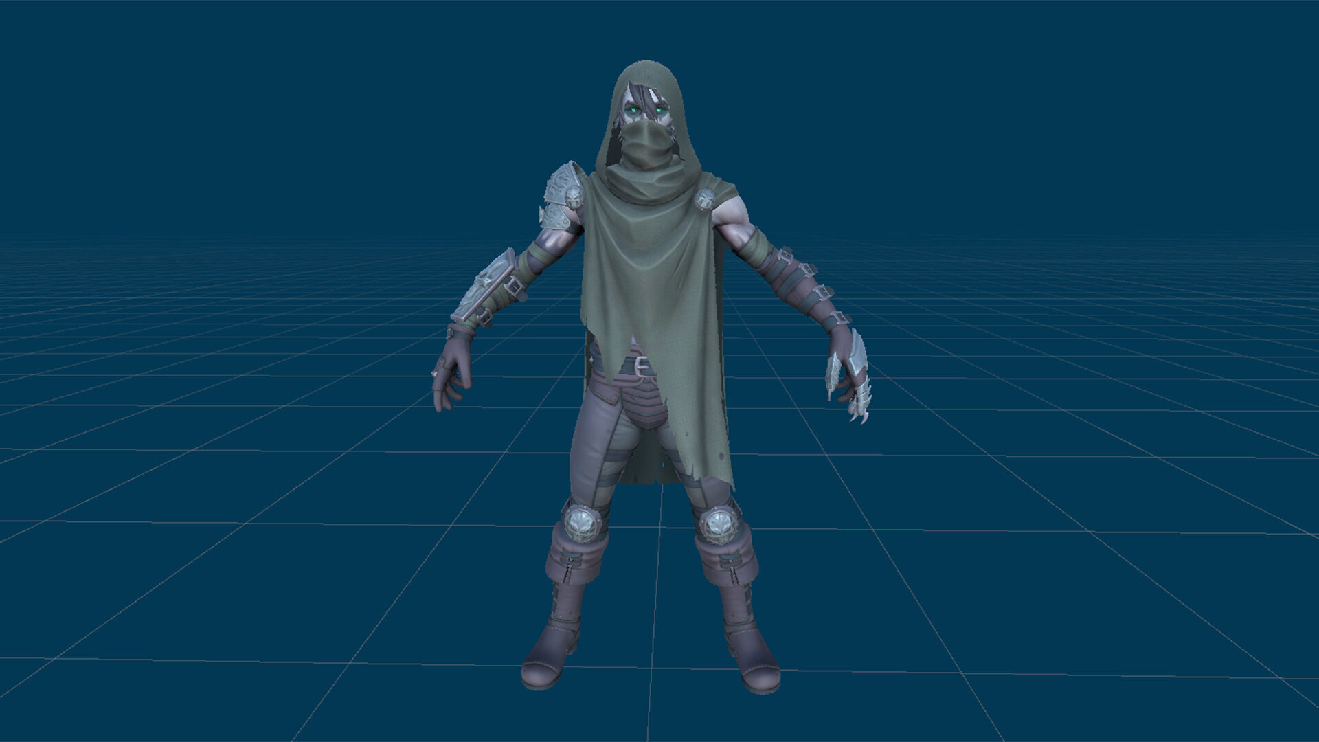 Rogue Necromancer Low-poly 3D model_25