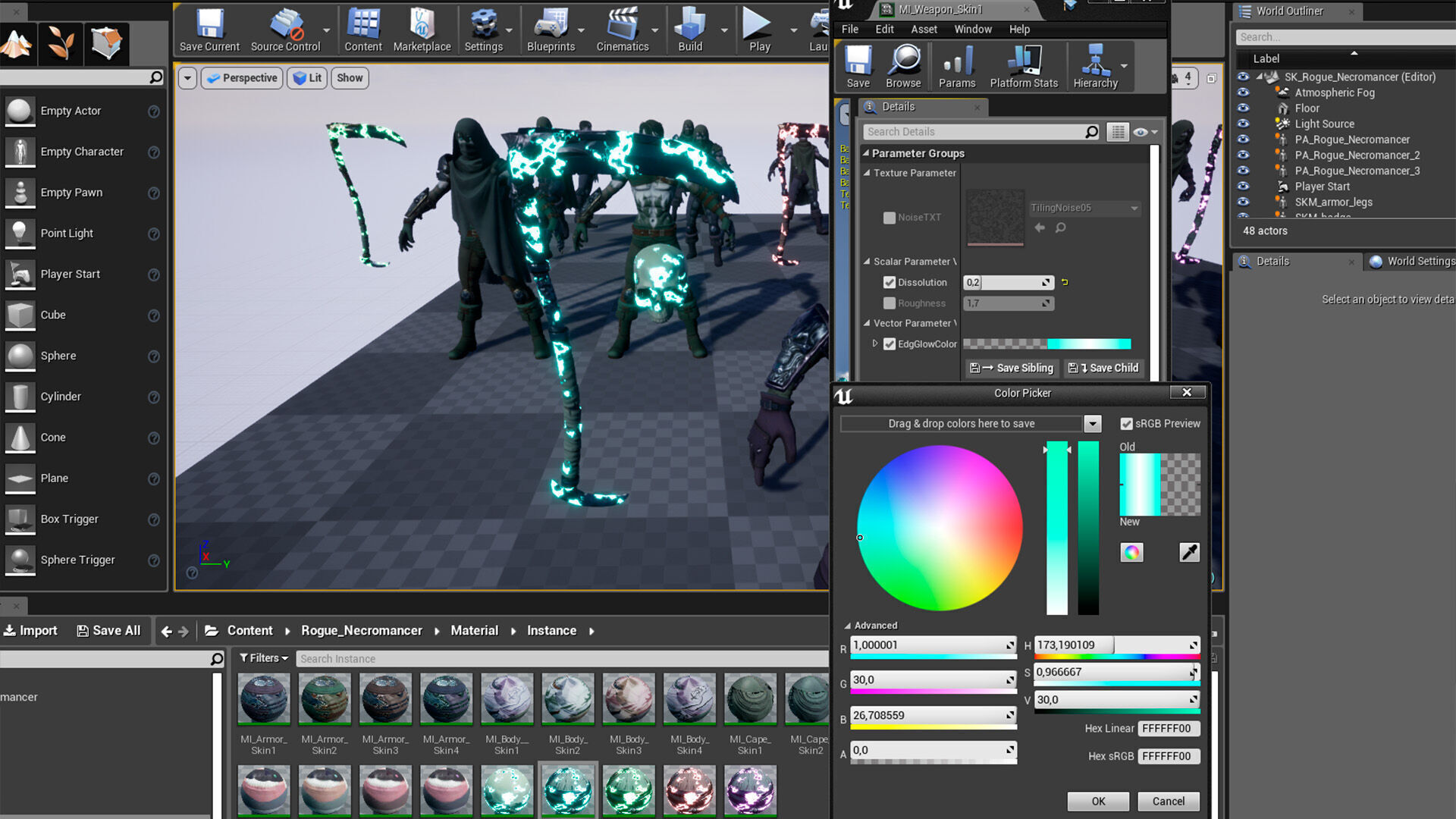 Rogue Necromancer Low-poly 3D model_21
