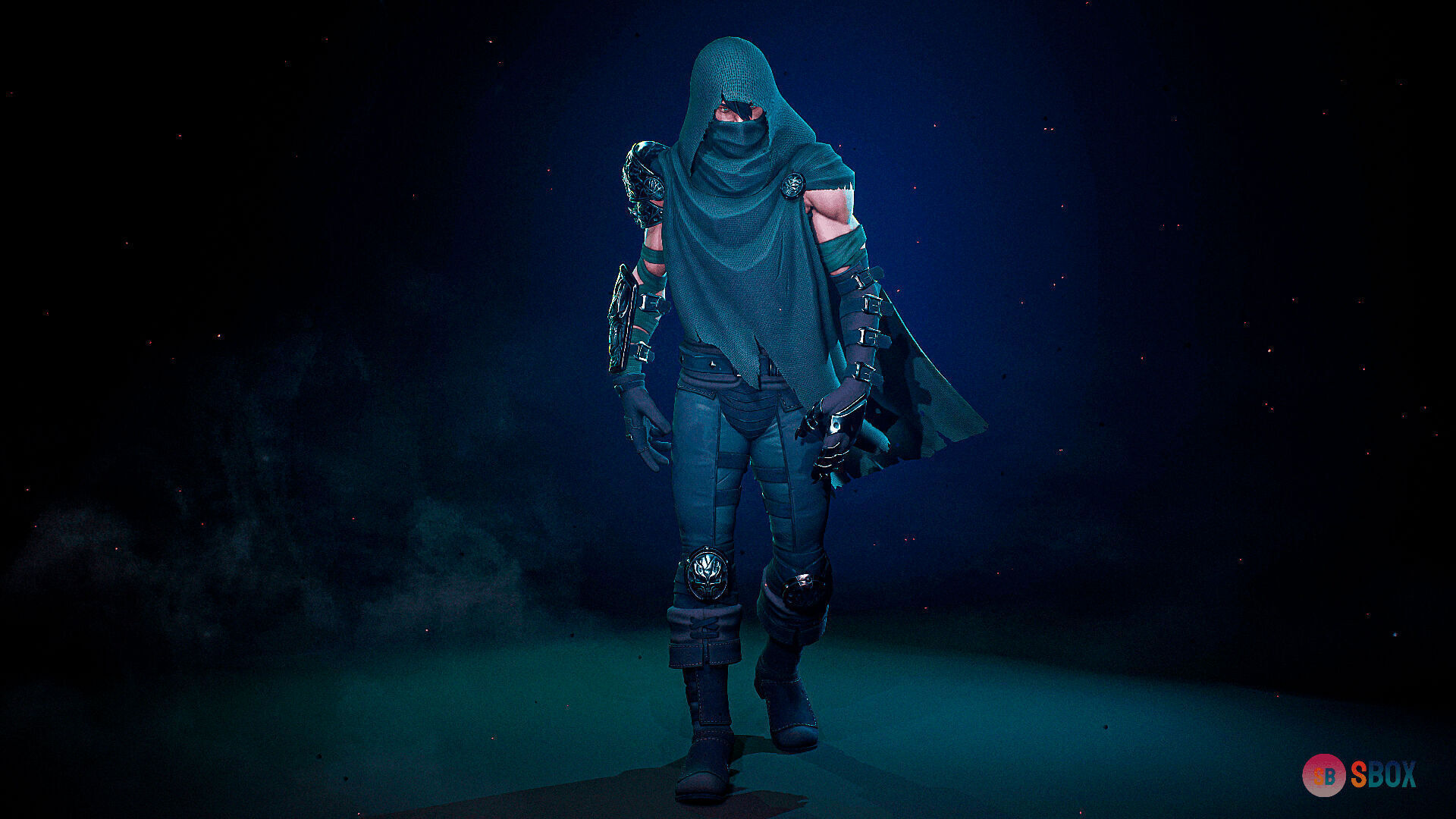 Rogue Necromancer Low-poly 3D model_7