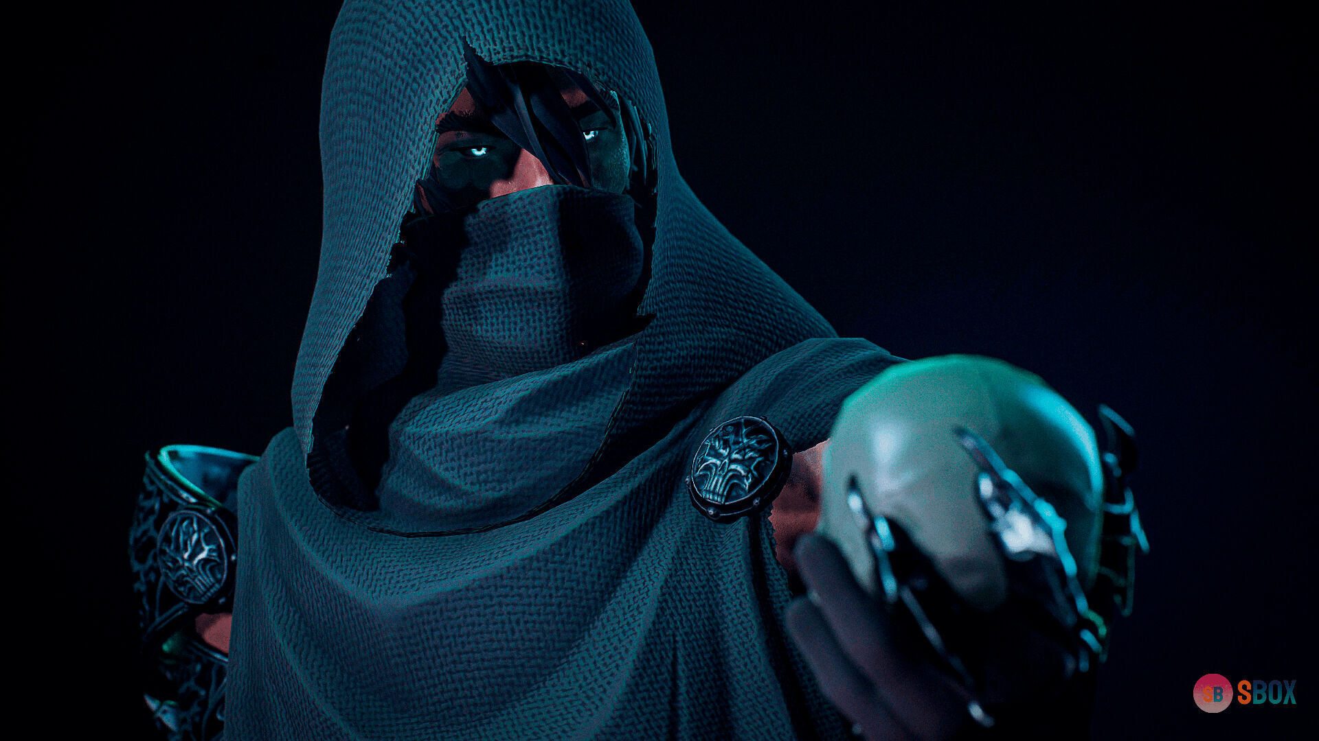 Rogue Necromancer Low-poly 3D model_5