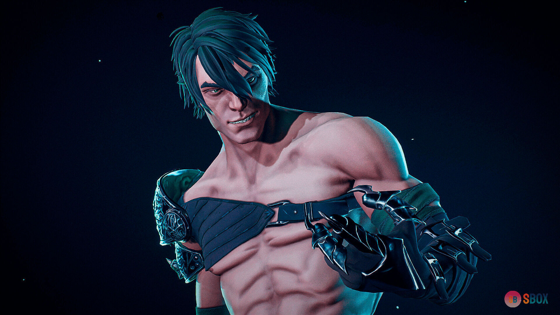 Rogue Necromancer Low-poly 3D model_10