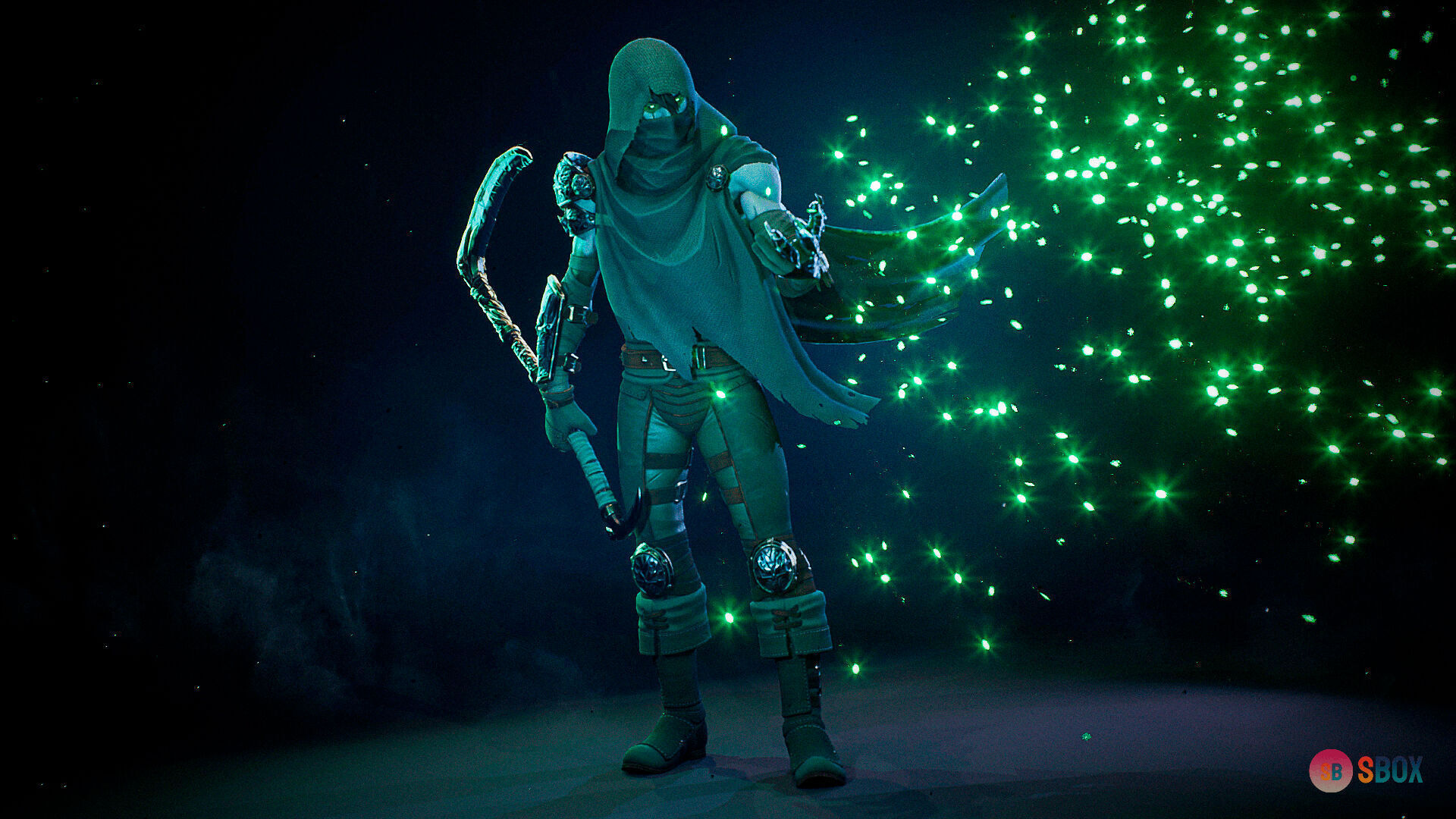 Rogue Necromancer Low-poly 3D model_17