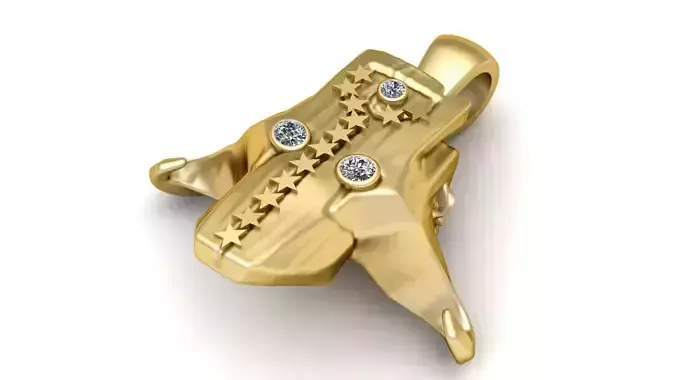 DIVER HALMET PENDANT 3D PRINTABLE MODEL