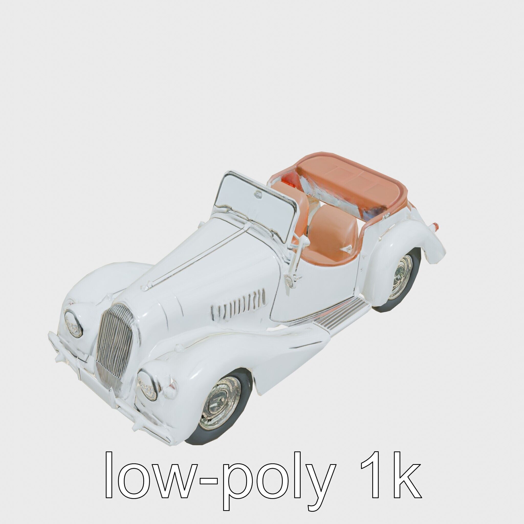 Percheron Horse Elegant Movement Model Low-poly 3D model_9