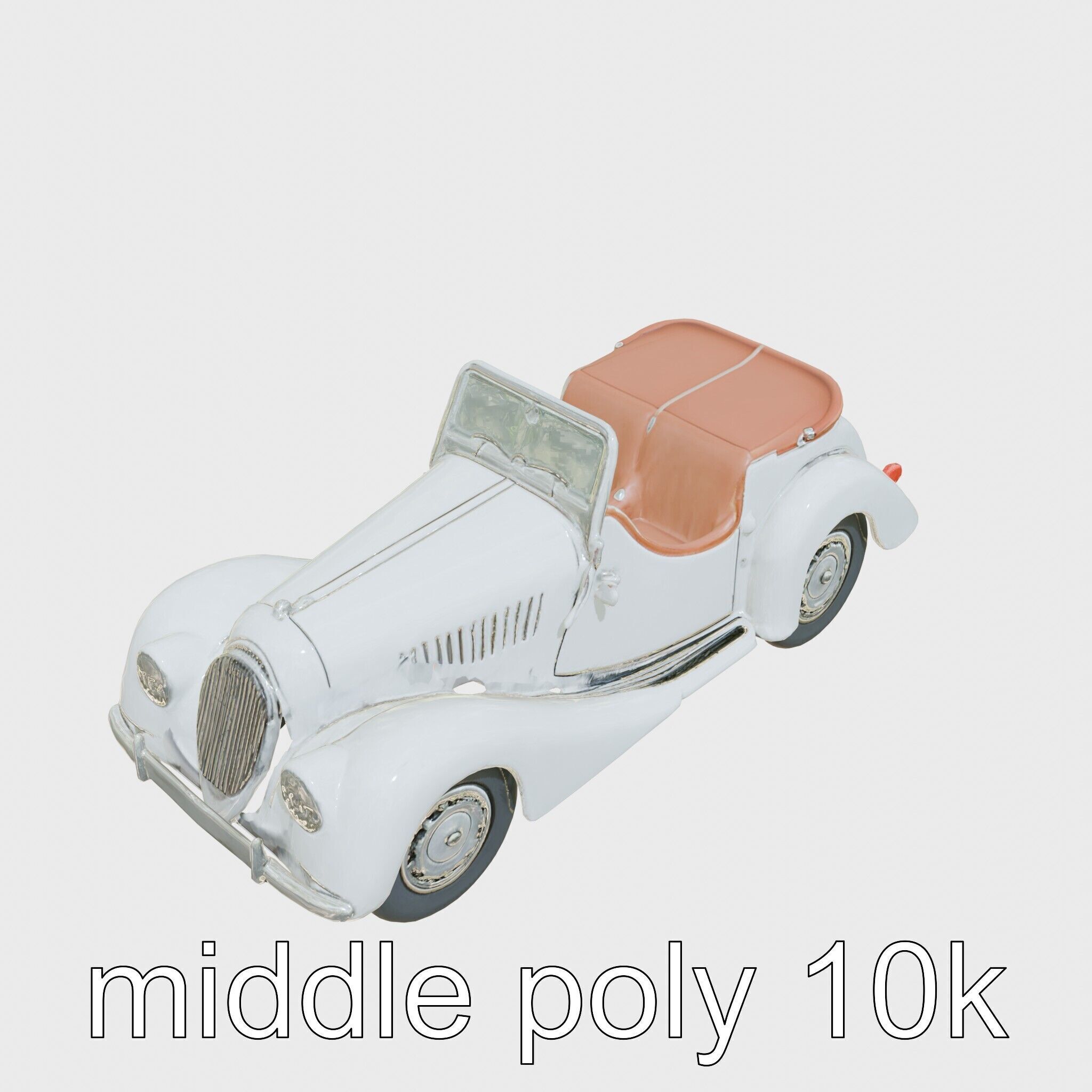 Percheron Horse Elegant Movement Model Low-poly 3D model_20