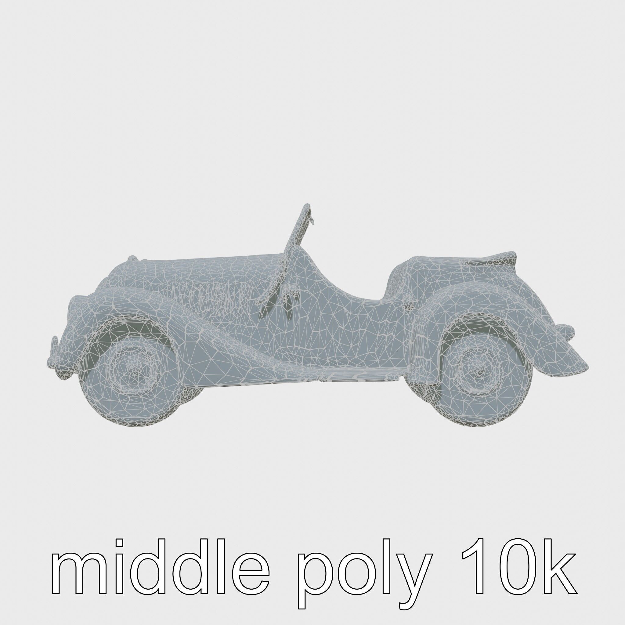 Percheron Horse Elegant Movement Model Low-poly 3D model_5