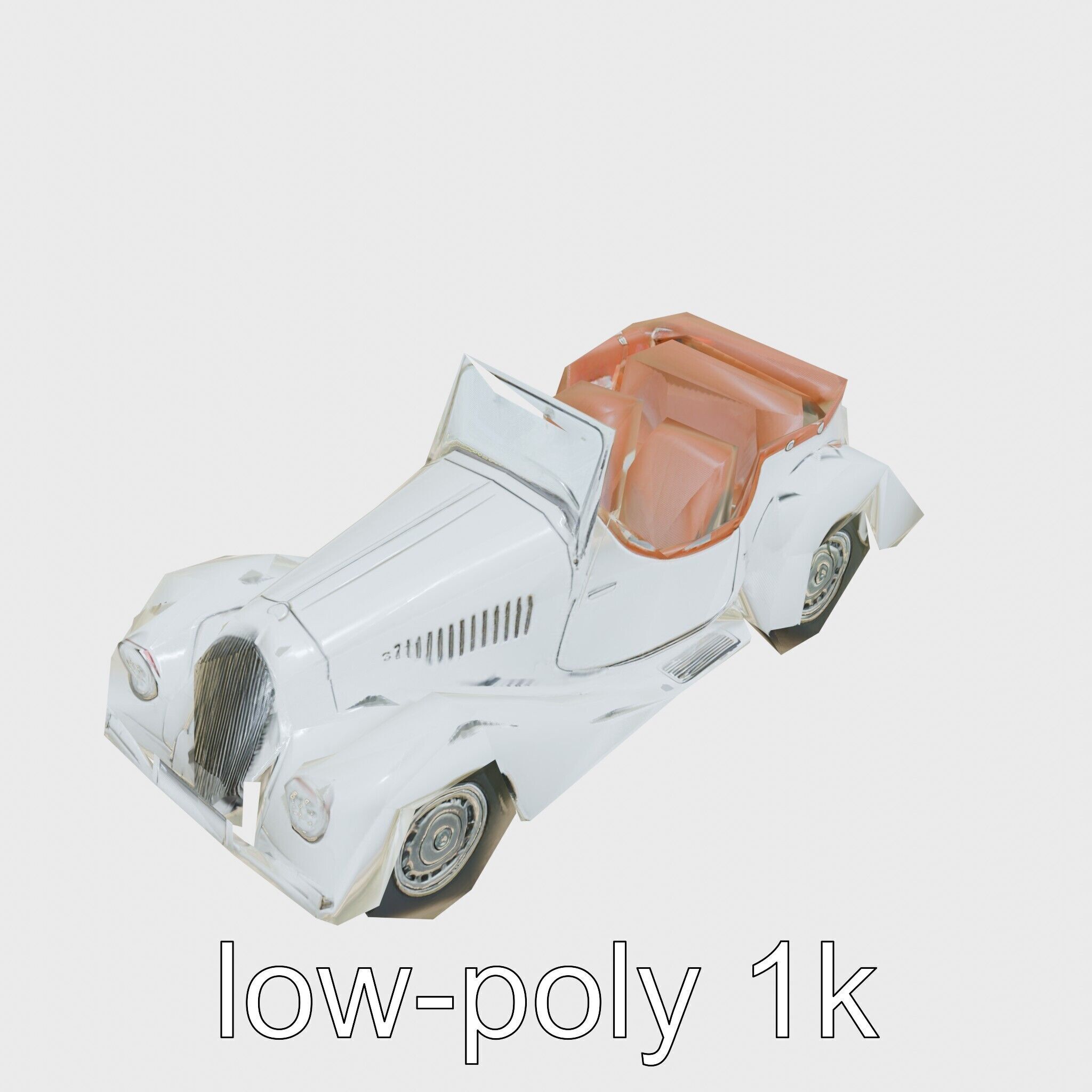 Percheron Horse Elegant Movement Model Low-poly 3D model_10