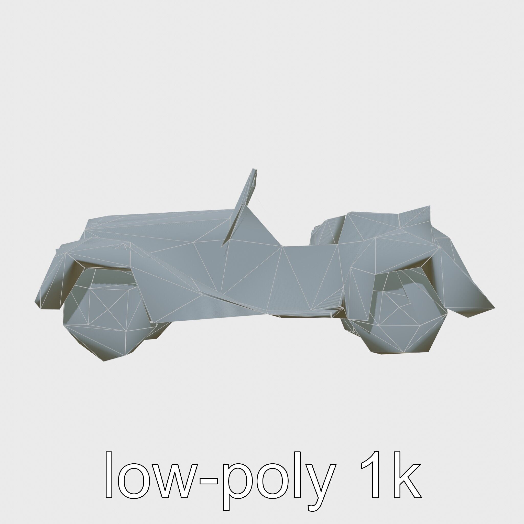 Percheron Horse Elegant Movement Model Low-poly 3D model_13