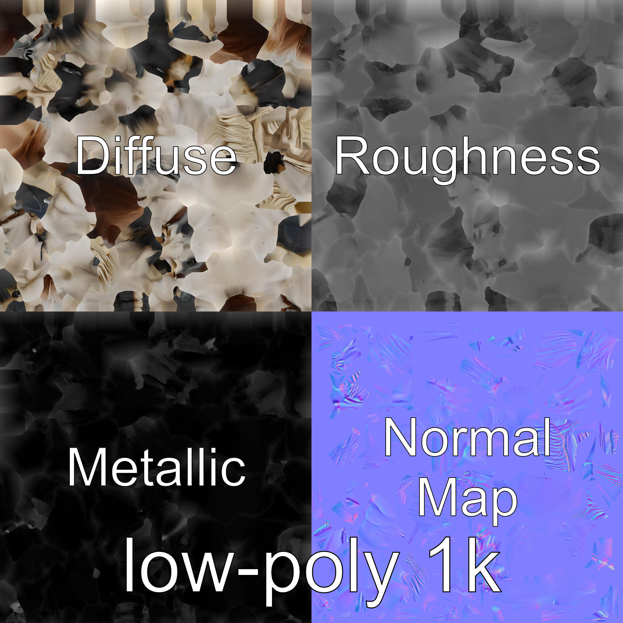 Percheron Horse Elegant Movement Model Low-poly 3D model_32