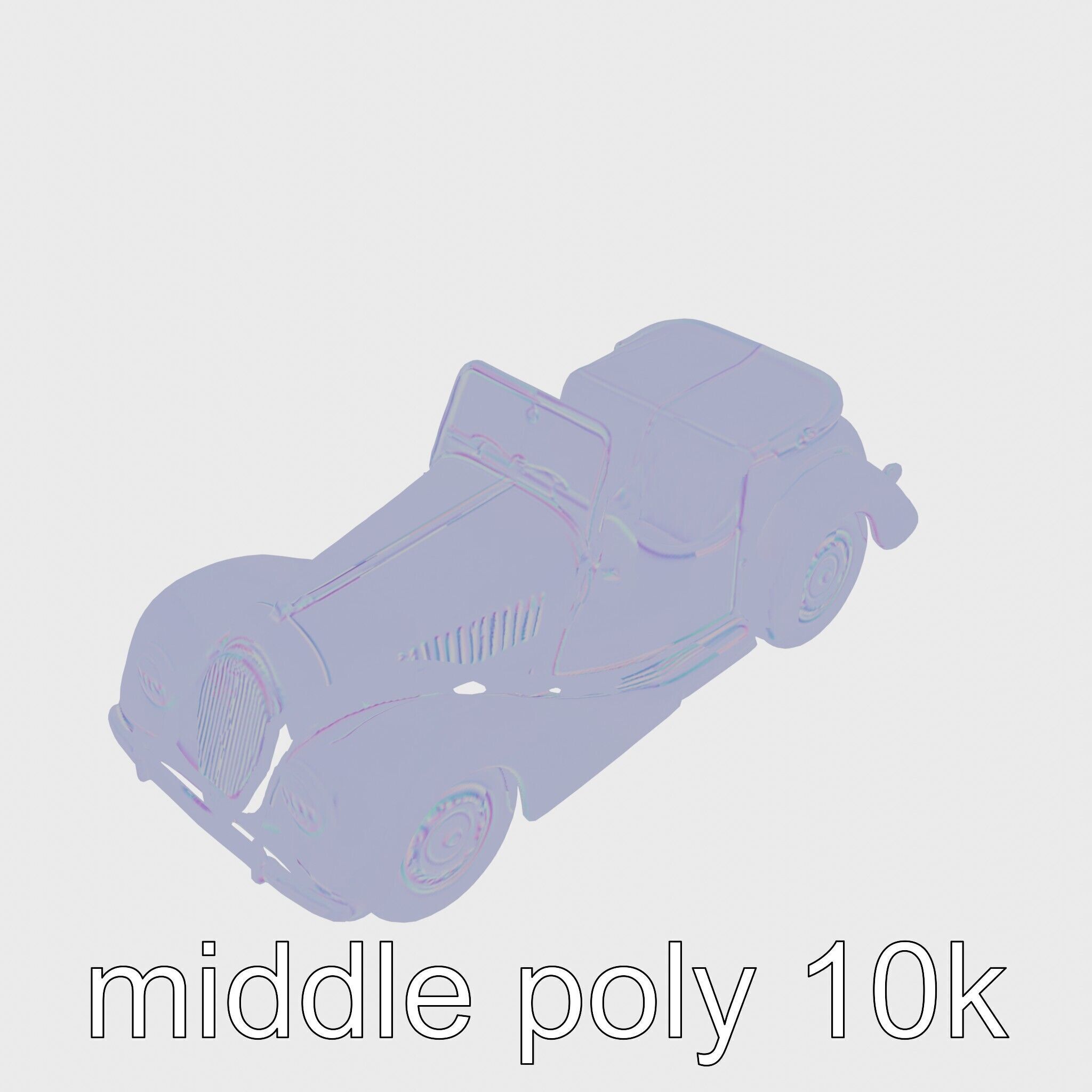 Percheron Horse Elegant Movement Model Low-poly 3D model_18