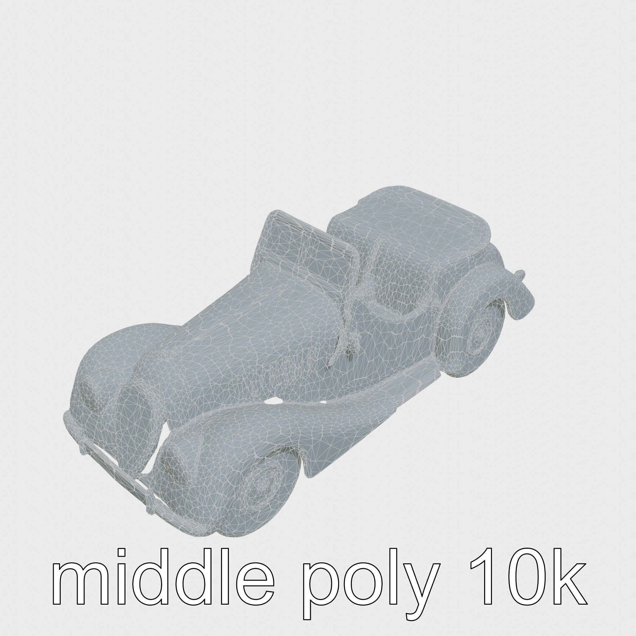 Percheron Horse Elegant Movement Model Low-poly 3D model_24