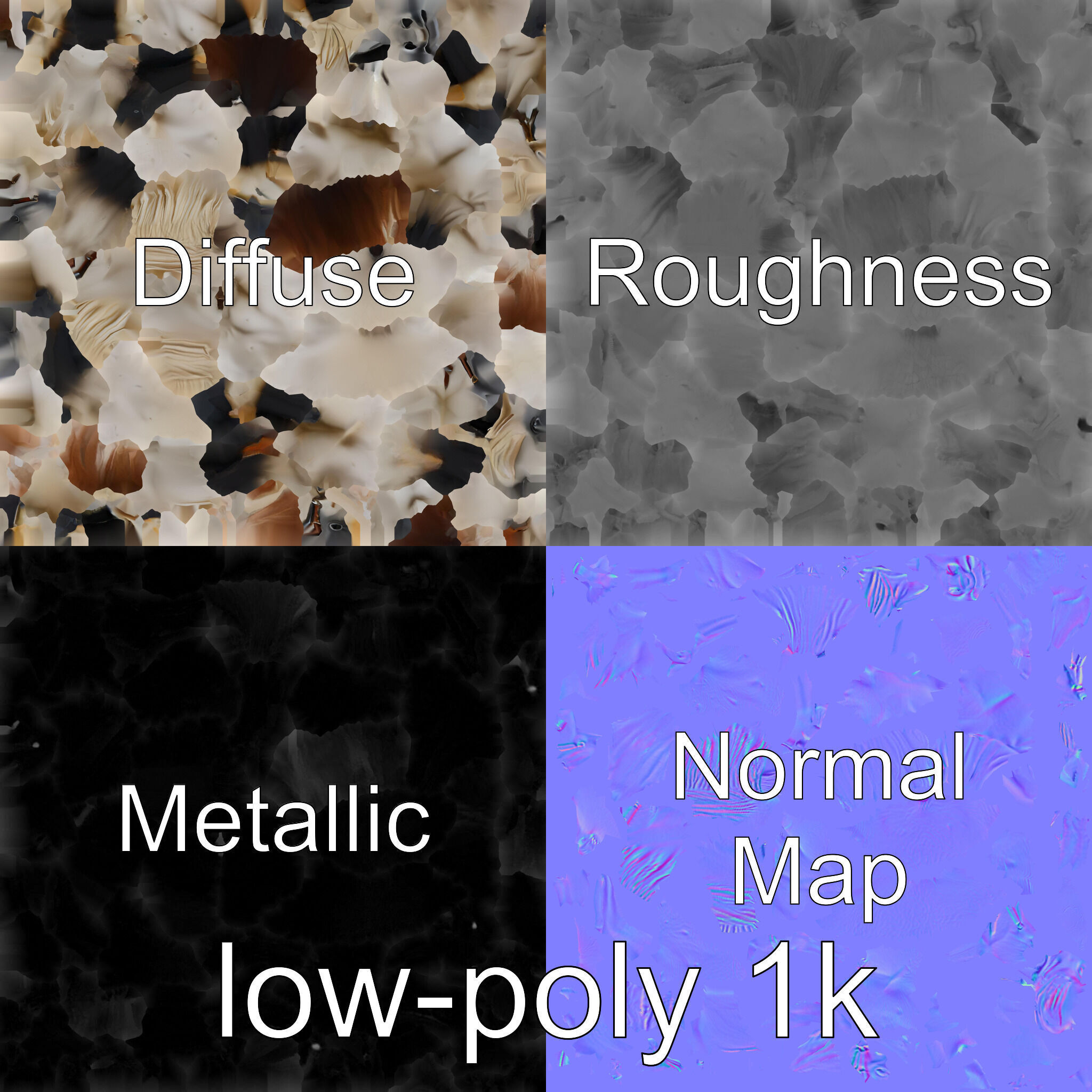 Percheron Horse Elegant Movement Model Low-poly 3D model_60